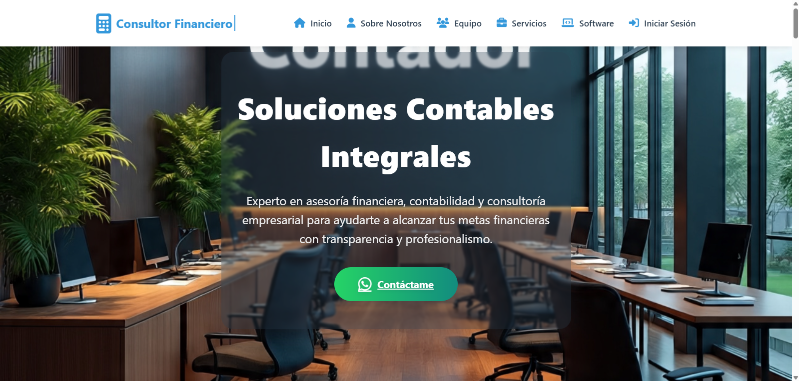 Sistema y Página Web para Contadores