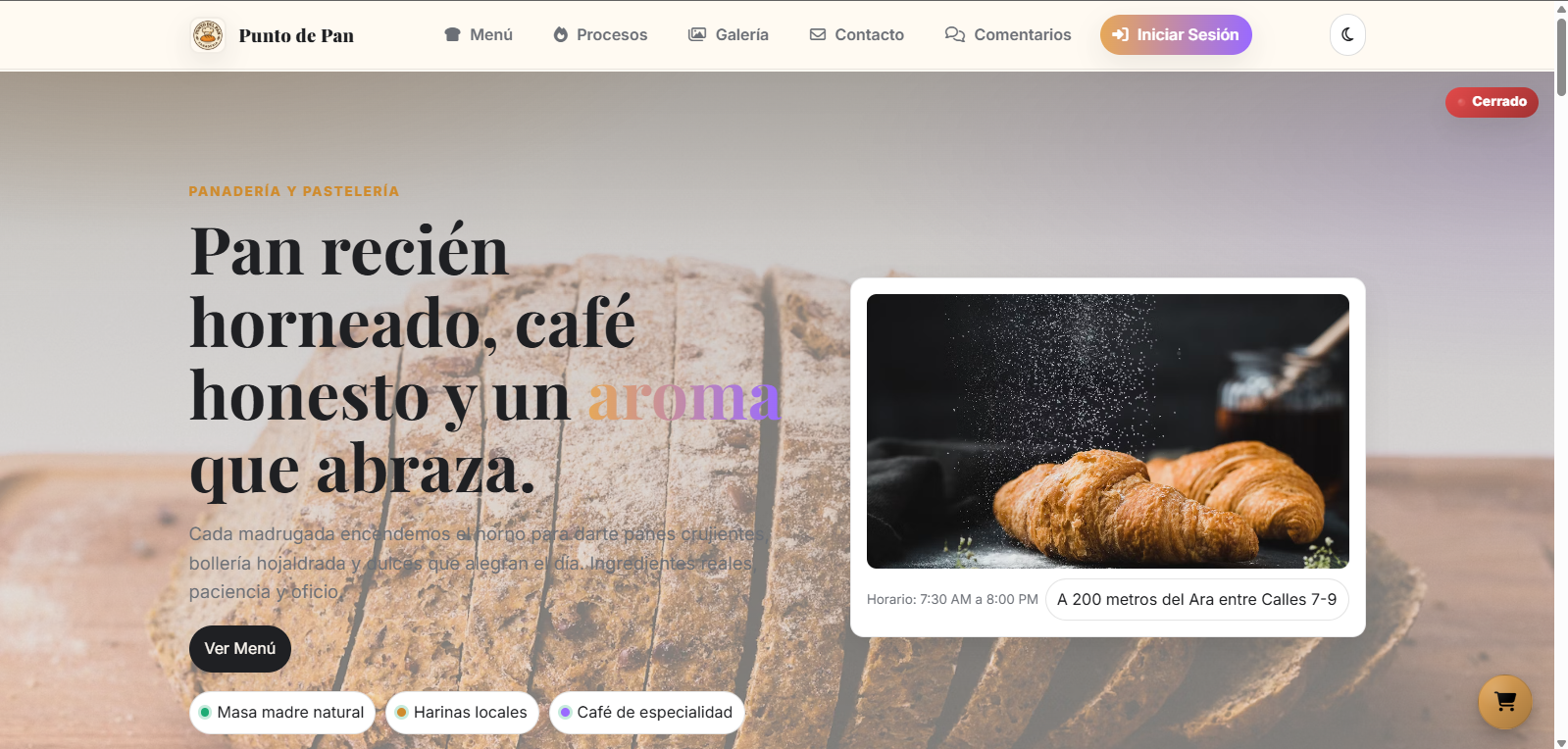 Panaderías y Pastelerías