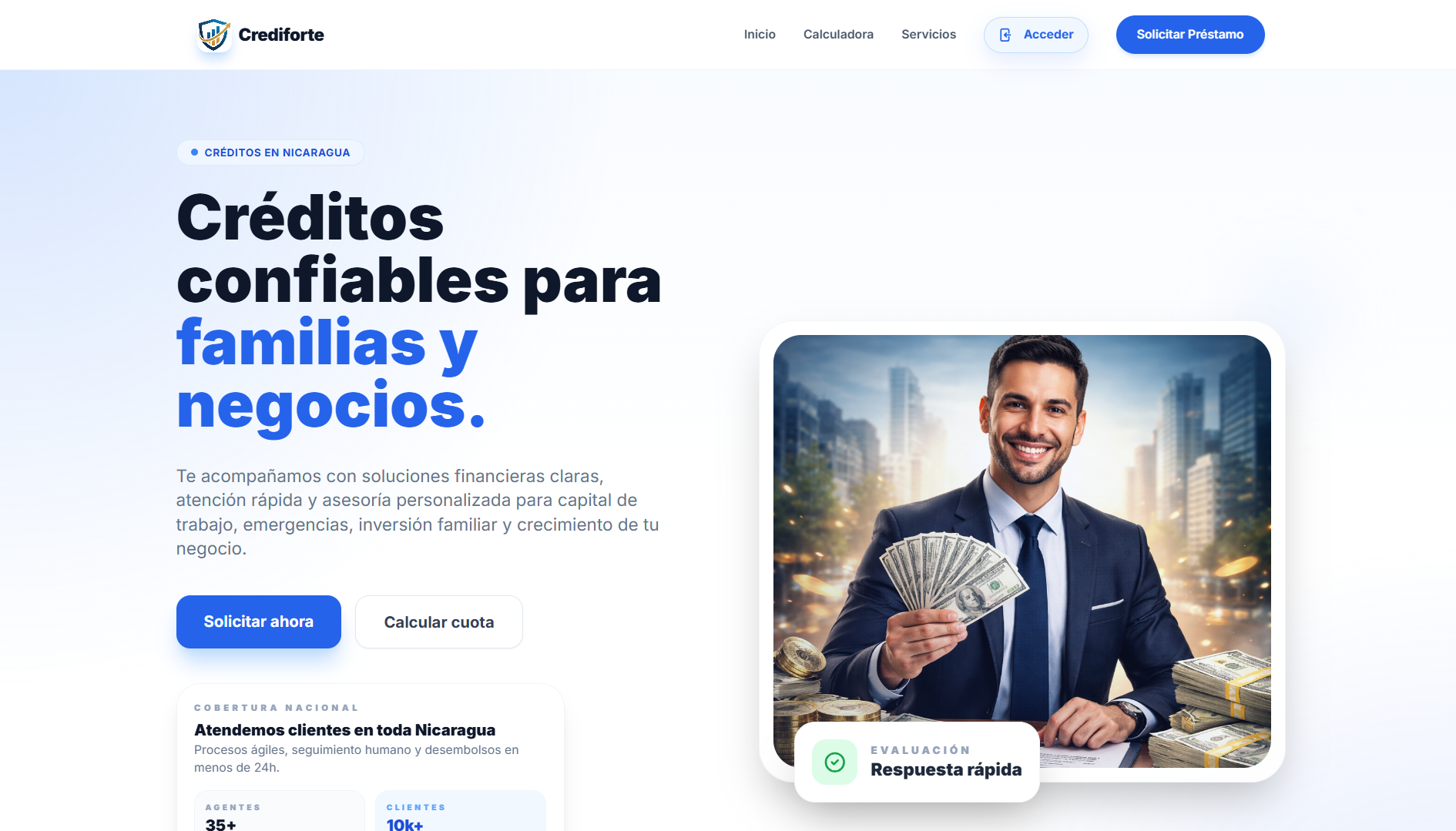 Gestión de Préstamos, Caja y Clientes